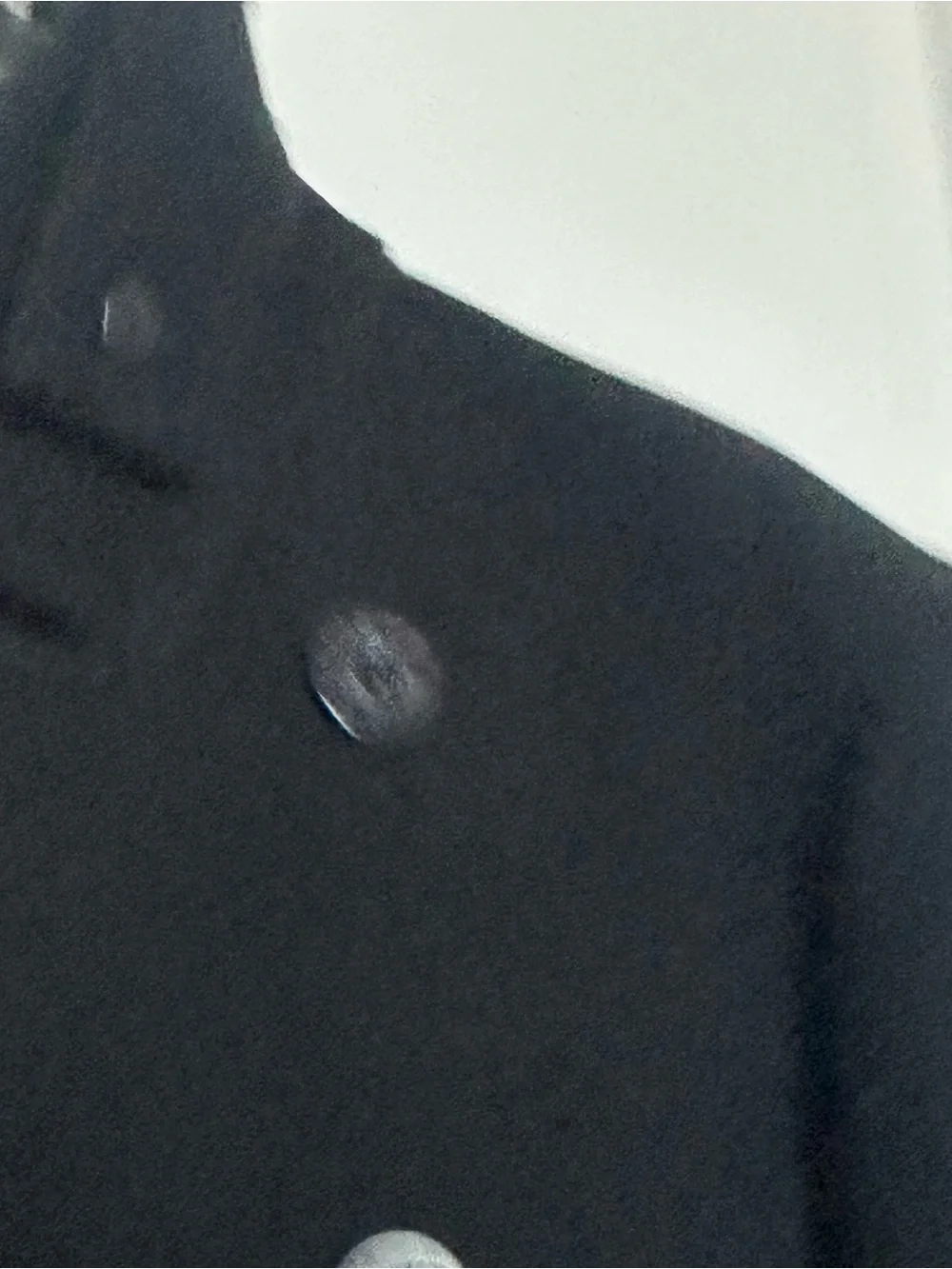 Polo by Ralph Lauren Men's Black Double-Breasted Peacoat Wool Coat - Size M